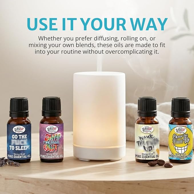 Wild Essentials Stay The F Away Essential Oil Blend, Purifying Wellness Aromatherapy Oil for Diffusers, 100% Pure, Crafted in USA
