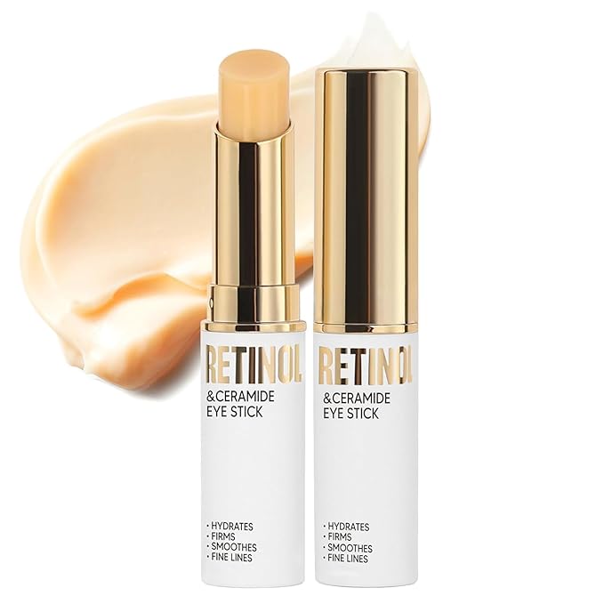 VSTYLE Retinol Eye Stick, Cream Balm Body Moisturizing Lip Blam Neck Cream Portable Eye Skin Stick Anti-Wrinkle Removing Dark Circles Fine Line Moisturizing for Women Man Daily Skin Care