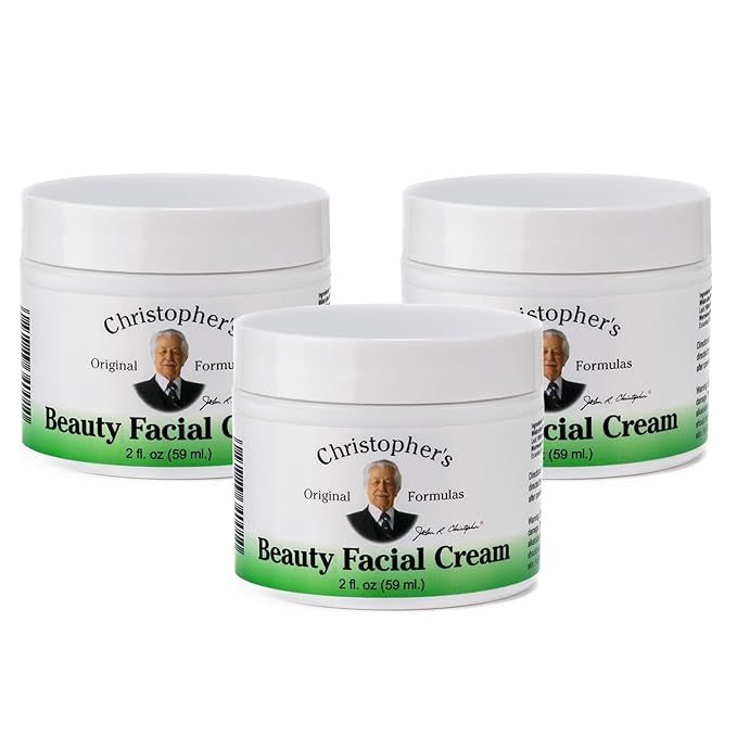 Christopher's Original Formulas Beauty Facial Cream, 2 oz (3 Pack)