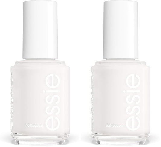essie Nail Polish, Sheer White, 0.46 Ounce | Glossy Shine | Marshmallow | Pack of 2