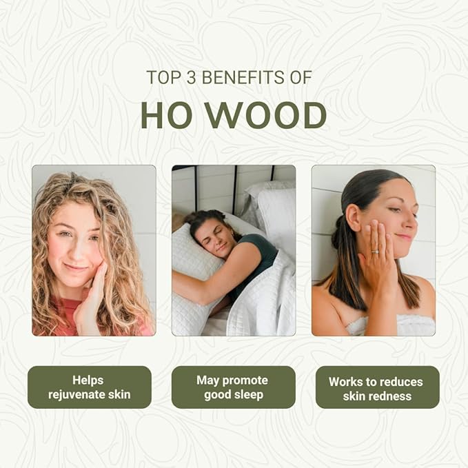 Ho Wood Essential Oil Direct from Malagassi - Ho Wood Essential Oil for Diffusers, Candle-Making, Soap-Making, Aromatherapy, for Skin and Hair (8oz)