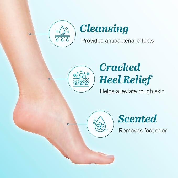 Cotton Foot Shampoo Soap (Grapefruit, 13fl oz*2, Pack of 2) - Refreshing Cleanse Spray, Deodorizing Foor Care. Foaming Wash, Easy to Use