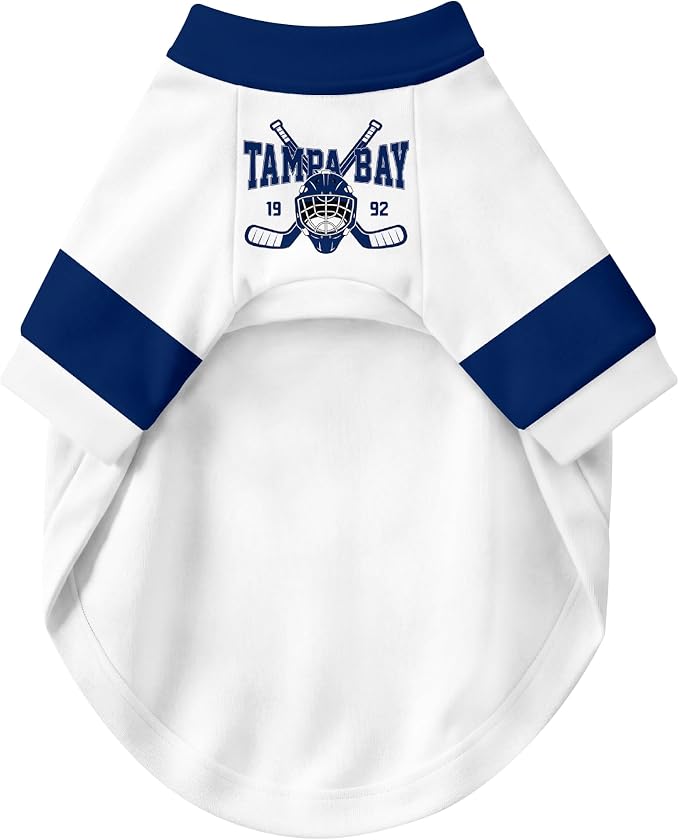 Tampa Bay Dog Clothes Personalized Pet T Shirt for Dogs Gift | Custom Name Number Jersey Style Pet Shirt for Dog