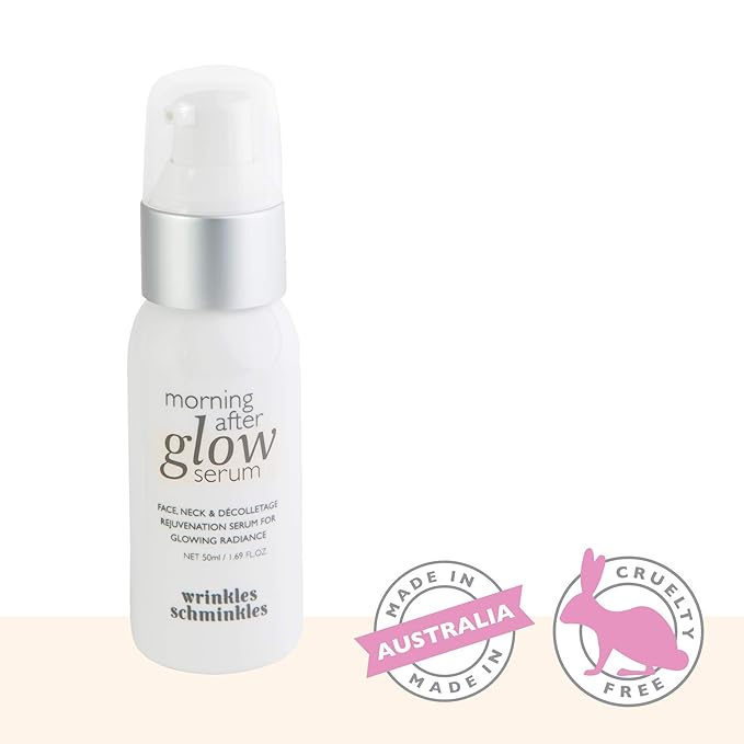 Wrinkles Schminkles Morning After Glow Serum - Nourishing Face Serum, Reduce Wrinkles and Fine Lines - Nourishing Anti-Wrinkle Care for Radiant Complexion (2 Fl Oz)
