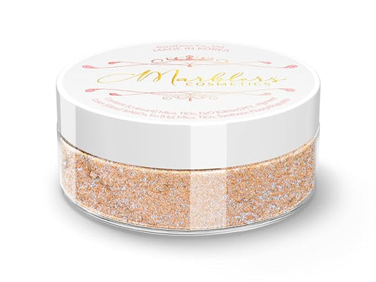 MARBLERS Chunky Natural Mica Powder [Syrup Pearl] 0.11oz (3g) | Highly Pigmented | Non-Toxic, Vegan, Cruelty-Free | Eyeshadow, Body Butter, Nail Polish, Nail Art | Party, Body, Face Makeup