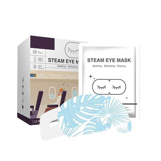 12 Count Stye Eye Treatment | Heated Eye Mask, Unscented Steam Warm Compress for Dry Eyes, Self-Heating Moist Eye Compress, Blepharitis & Chalazion & Overnight Stye Eye, Puffiness & Tired Eyes