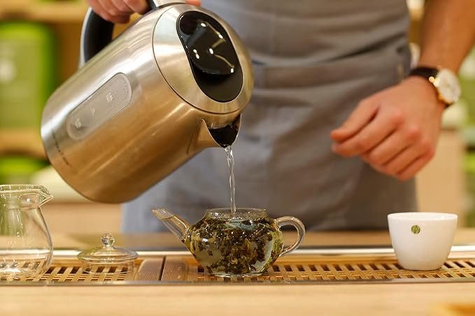 Palais des Thés Caffeine-Free Tea - L'Herboriste N∞95 Organic Energy Herbal Blend with Lemongrass, Ginger & Carrot - Premium Tea Bags, Serves 20 Cups