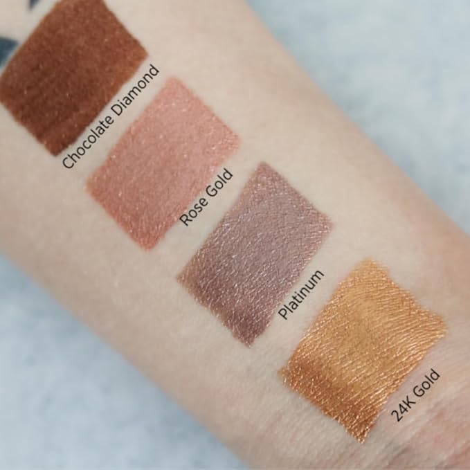 dome BEAUTY Eye Jewels 24-Hour Eye Shadow Vegan, Cruelty-Free Long-Lasting Cream Eyeshadow, Radiant Finish Eye Makeup for All Skin Tones, Easy-to-Blend, Smudge-Proof, Chocolate Diamond .15 fl oz