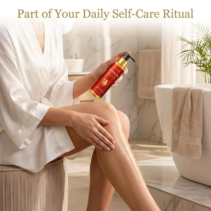 Body Firming Oil - Skin Tightening & Hydrating, for Arms, Legs, Stomach, Deep Moisturizing Body Oil for Smooth