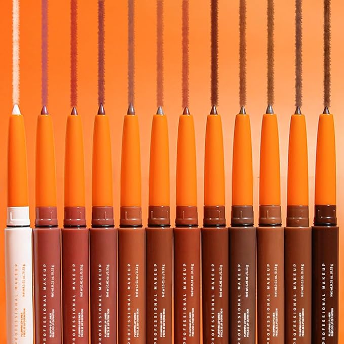 Retractable Lip Liner Pencil for Shaping & Sculpting Lips,Creamy Matte Gel Crayon Lip Liner Pencil delineador de labios,Long Lasting Waterproof Lipstick LipLiner (08#, 1 Count (Pack of 1))