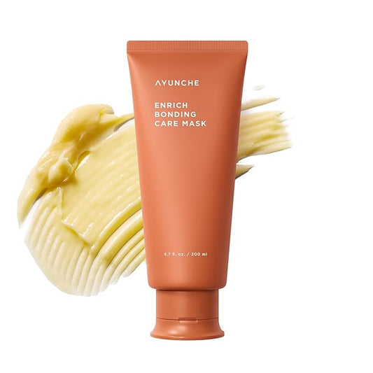 AYUNCHE Enrich Bonding Hair Mask 6.7 fl oz – Intensive Bond Repair, Deep Moisture & Elasticity Boost, Nourishing Treatment for Dry, Damaged & Color-Treated Hair