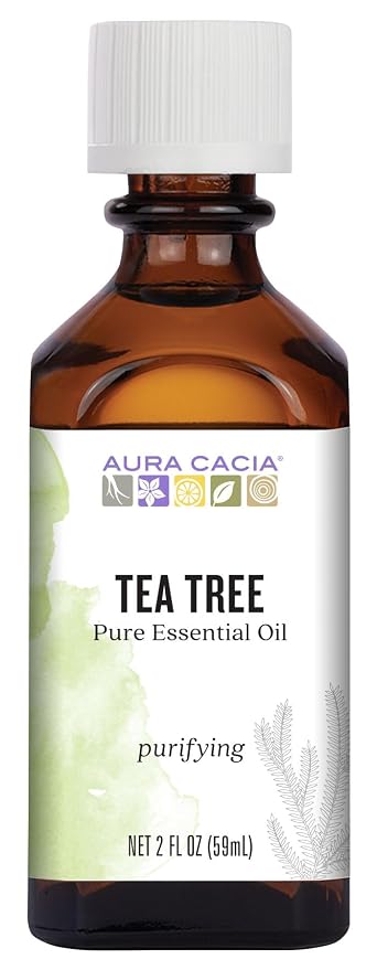Aura Cacia Tea Tree Essential Oil, Vegan, 2 Fluid Ounces (Pack of 1)