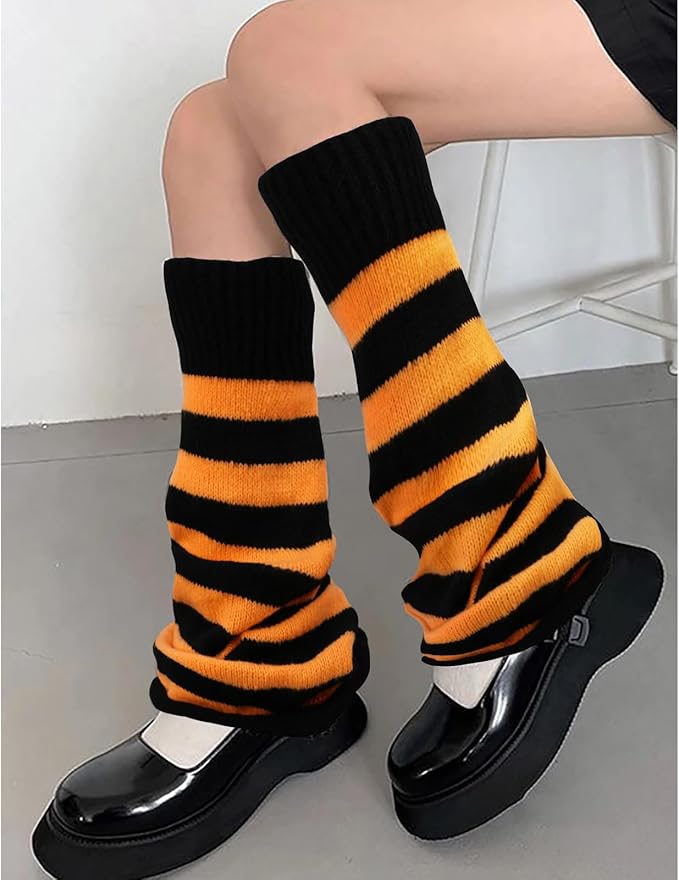 Sexybody Women's Leg Warmers Fashion Knit Warmers Long Socks Cute Y2K Kawaii Japanese Lolita Harajuku Accessories for Girls