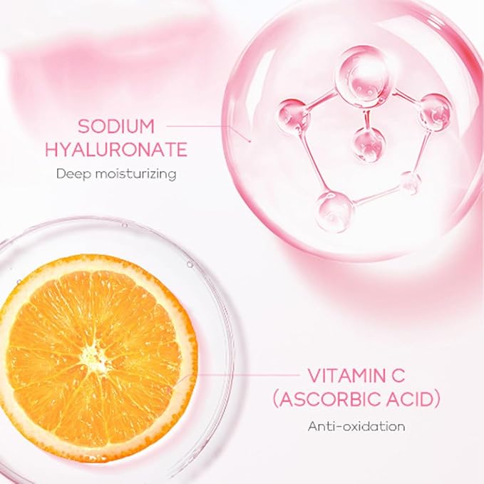 Sakura Skincare Kit for Teenage Girls Women, 5Pcs Skin Care Travel Present Set with Cleanser, Toner, Serum, Eye Cream, Face Cream