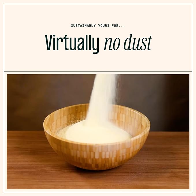 Sustainably Yours Natural Cat Litter, Small-Grain Formula, Exceptional Clumping & Odor Control, Virtually No Dust, Soft on Paws, Corn & Cassava Plant-Based, Unscented, 10 lbs