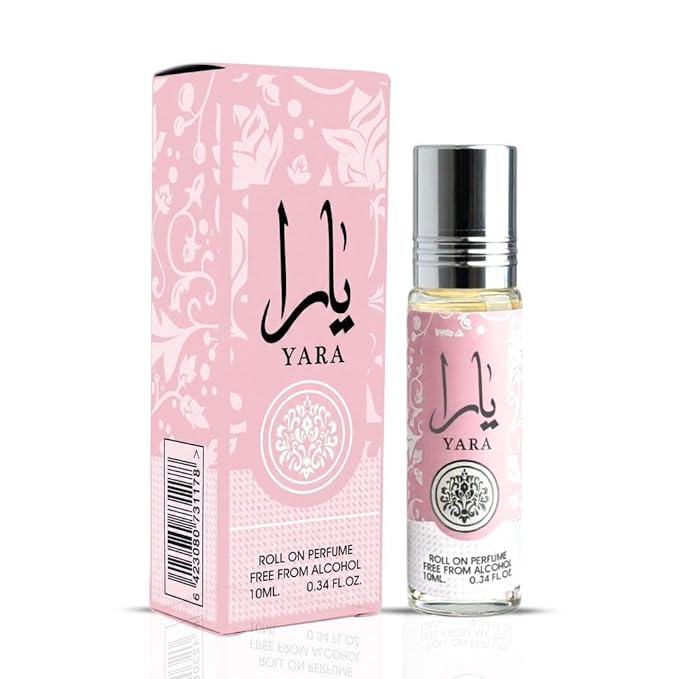 Ard al Zaafaran Pink Blush Shams Al Emarat Khususi Eau de Parfum 100ml & Yara Roll-On 10ml