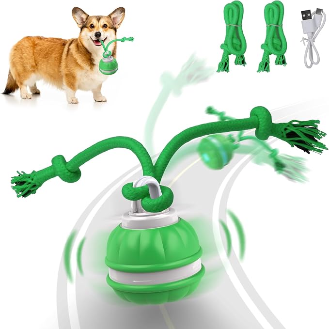 Interactive Dog Toys Rolling Ball for Puppy,Peppy Pet Ball for Dogs,