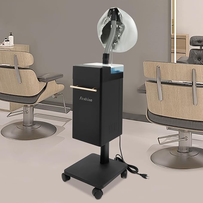 110V 600W Nano Hair Steamer Machine, Professional Micro Mist Salon Hair Processor, Salon Spa Equipment Vertical Nano Hair Steamer for Deep Hair Care Repair, Hair Styling