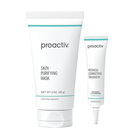 Proactiv Clear Skin Duo - Skin Purifying Mask + Redness Correcting Spot Treatment, Clears & Prevents Breakouts with Kaolin Clay, Salicylic Acid, Formulated for Acne-Prone Skin