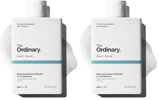 The Ordinary Behentrimonium Chloride 2% Conditioner,Lightweight Fragrance-Free Conditioner for All Hair Types,8.1 Fl Oz,(Pack of 2)