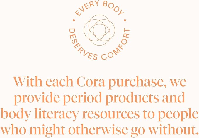 Cora Organic Cotton Non-Applicator Tampons (72 Super Non-Applicator Tampons)