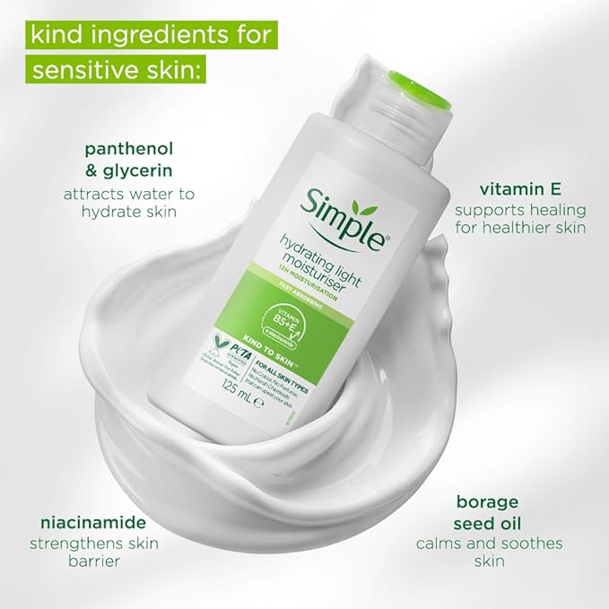 Simple Kind To Skin Hydrating Light Moisturiser 125 ml by Simple