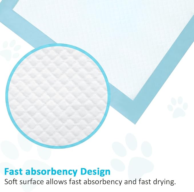 BESTLE Extra Large Pet Training and Puppy Pads Pee Pads for Dogs 28"x34" -18 Count Super Absorbent & Leak-Proof