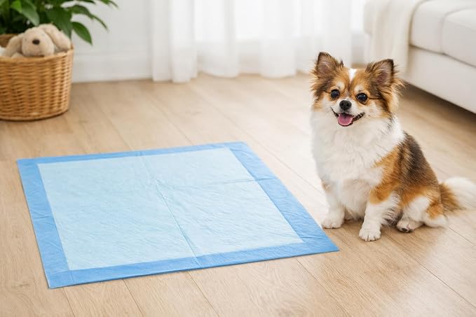 Puppy Training Pads 3-Pack Bundle 30 Pads Total, Leak-Proof, Quick-Dry, Odor Control for Dogs Puppies