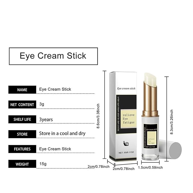 Mineral Oil Eye Stick - Hydrating Treatment To Minimize Puffiness & Fine Lines, Nourish Delicate Eye Area(#3,2pcs)