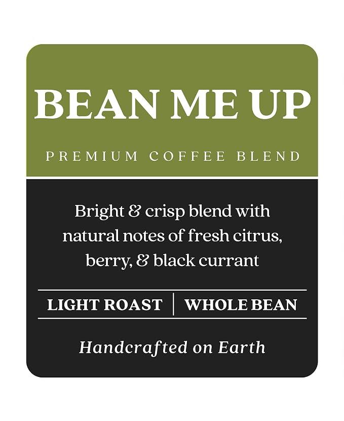 Copper Moon Single Serve Coffee Pods for Keurig K-Cup Brewers, Light Roast, Bean Me Up Blend, 72 Count