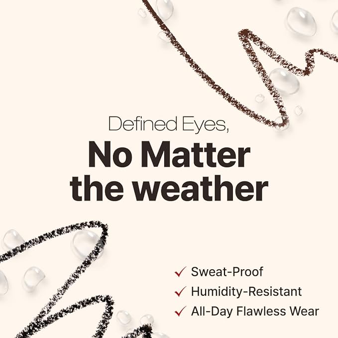 CLIO Extreme Gelpresso Pencil Eyeliner, Gel Smooth Waterproof Formula, One Swipe High Pigment Color, Smudge Resistant Long Wear, Creamy Glide, Blend Control, Defined Eye Precision (004 Gray Brown)