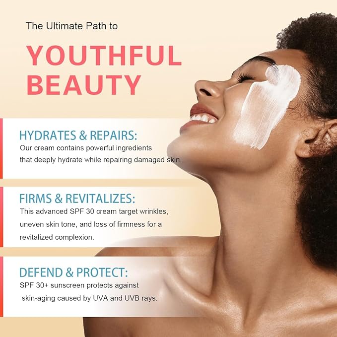 Deer Antler Collagen Renewal Cream for All Skin Types | Deep Nourishment, Antioxidant Effect, Hydration, & Anti-Aging Formula for All Skin Types | Cruelty-Free & Natural Ingredients