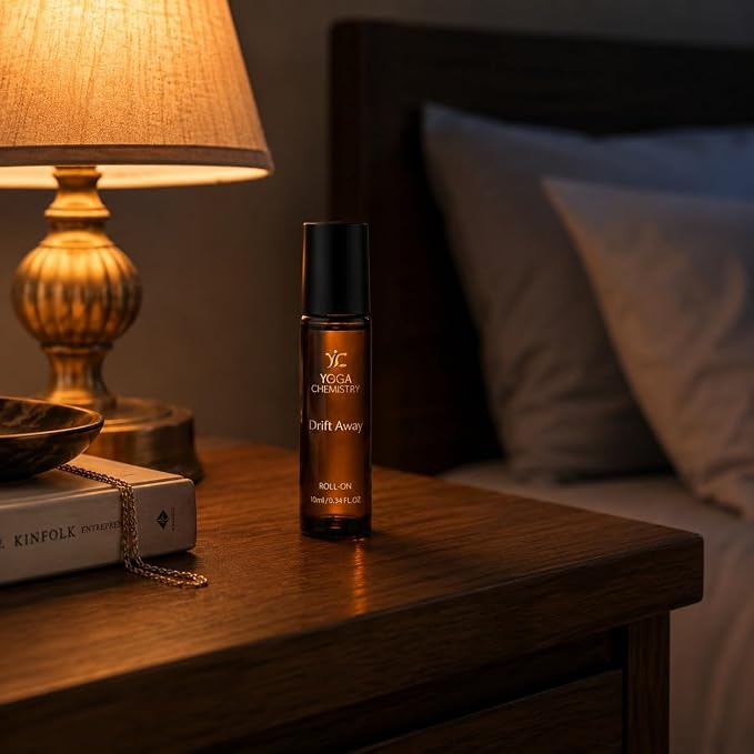 Drift Away Essential Oil Roll On | Sleep & Rest Mood Ritual | Pre-Diluted Aromatherapy Pulse Point Roll On | 100% Pure Essential Oils | Floral Warm Spiced Blend | 10 ml / 0.34 fl oz