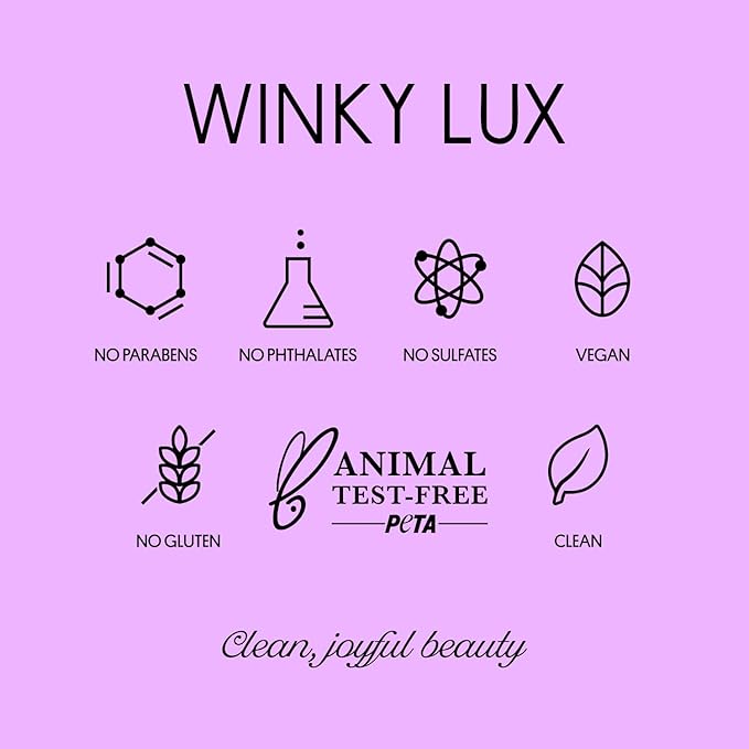 Winky Lux In The Stars Lip Oil - Silky Shine & Hydrating Non Sticky Lip Gloss, Infused with Golden Stars & Nourishing Jojoba Oil, with Soft Vanilla Scent
