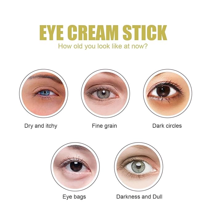 Mineral Oil Eye Stick - Hydrating Treatment To Minimize Puffiness & Fine Lines, Nourish Delicate Eye Area(#2,2pcs)