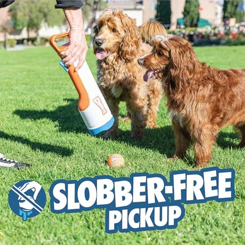 Chuckit! Cannon 16S Dog Ball Launcher, 16 Inch Size, Includes 4 Balls Total