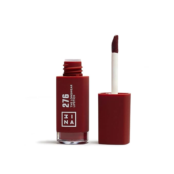 3INA The Longwear Lipstick - Matte Lipstick for Women - Moisturizing with 12-Hour Long Wear - Transfer-Proof and Highly Pigmented - 276-0.23 oz