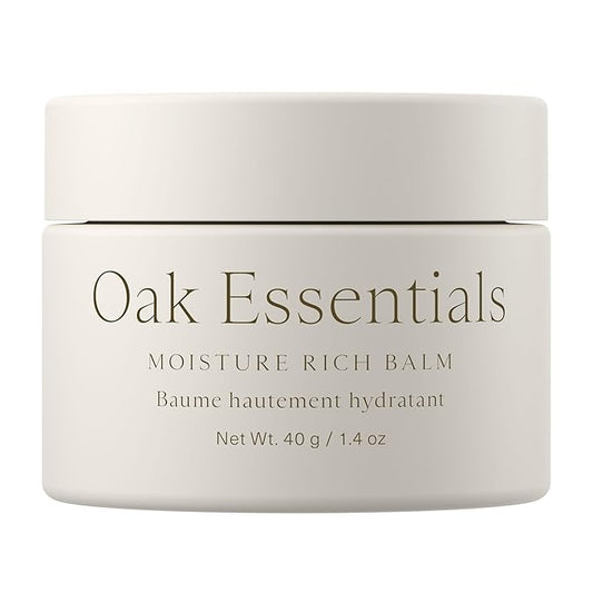 Oak Essentials Moisture Rich Balm | Nourishing Face Balm with Sea Buckthorn & Borage Seed Oil to Help Support Collagen and Deep Hydration, 1.4 Oz