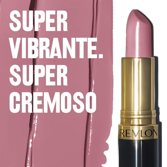 Revlon Super Lustrous Lipstick, Creamy Formula For Soft, Fuller-Looking Lips, Moisturized Feel, 668 Primrose, 0.15 oz
