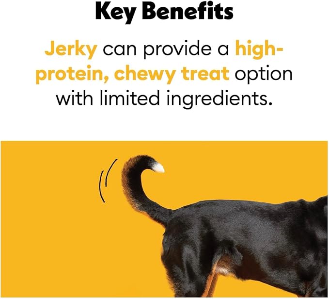 Wiggles & Wags Jerky Cuts Dog Treats, Assorted Chicken, Tuna and Pork, 16 Ounces with a DN Essentials Bone Shaped Waste Bag Dispenser & Free Roll