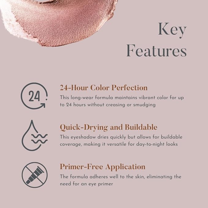 dome BEAUTY Eye Jewels (Rose Gold, 0.15 fl oz)