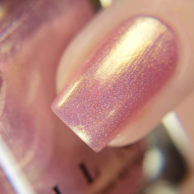 ILNP Yes Please - Soft Pink Holographic Shimmer Nail Polish