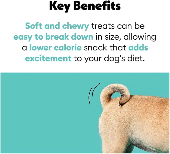 Wiggles & Wags Twists Dog Treats, Beef & Sweet Potato, Soft and Chewy, Grain Free, All Natural, 16 oz with DN Essentials Waste Bag Dispenser & Roll