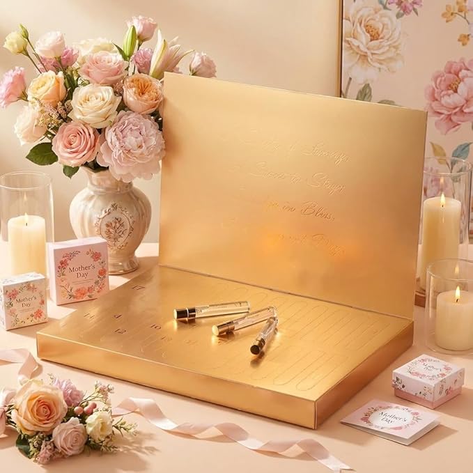 LOVERY 24-Piece Beauty Perfume Sets Gifts Set, Unique Gifts for Women - Mothers Day Gifts for Mom, Wife, Teen Girls, Floral Fragrance Sampler, Travel-Size Perfumes