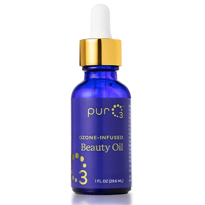 PurO3 Beauty Oil – Vegan Hydrating Face Oil with Activated Oxygen – Natural Skin Care for Radiant and Smooth Skin, 30 ml