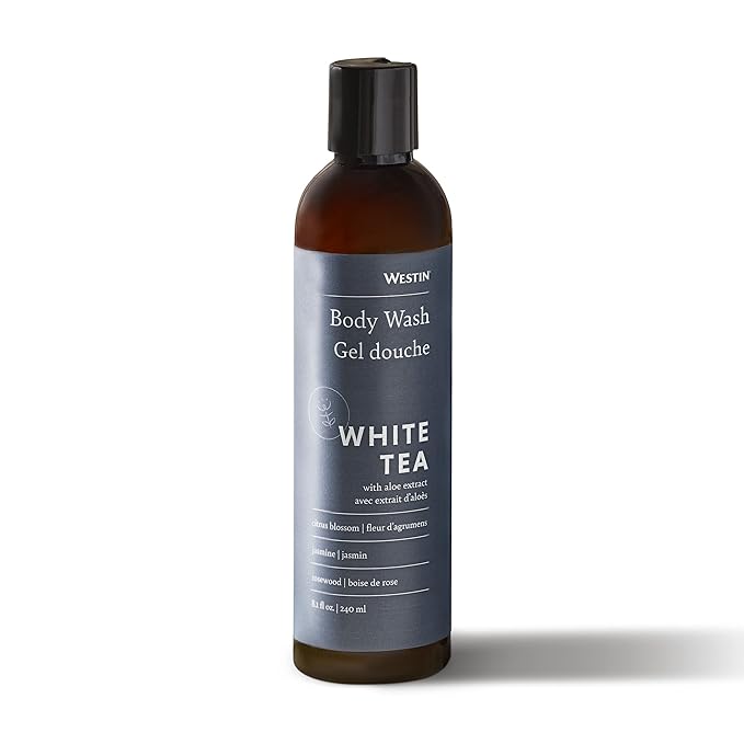 Westin White Tea Aloe Body Wash - Hydrating Bath and Shower Gel with Signature White Tea Aloe Scent - 8 ounces