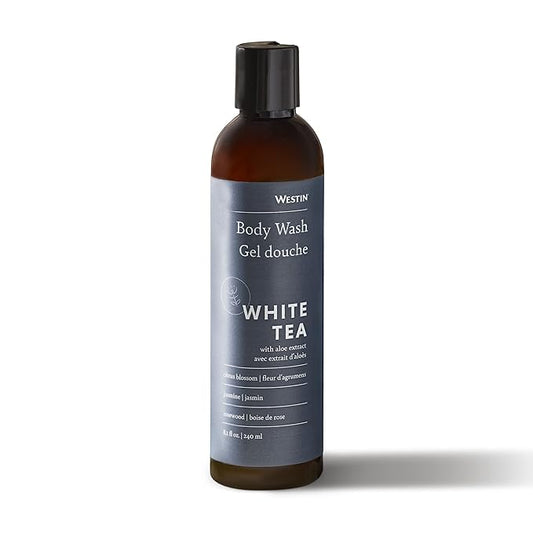 Westin White Tea Aloe Body Wash - Hydrating Bath and Shower Gel with Signature White Tea Aloe Scent - 8 ounces