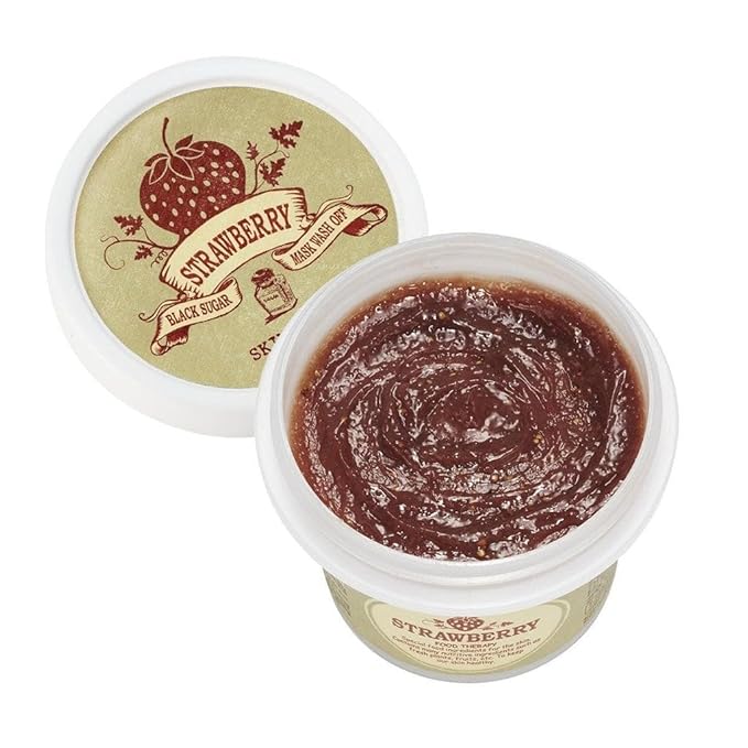 SKINFOOD Black Sugar Strawberry Mask Wash Off 3.38 fl.oz. (100g)