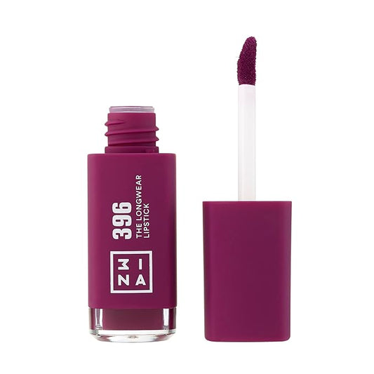 3INA The Longwear Lipstick - Matte Lipstick for Women - Moisturizing with 12-Hour Long Wear - Transfer-Proof and Highly Pigmented - 396-0.23 oz