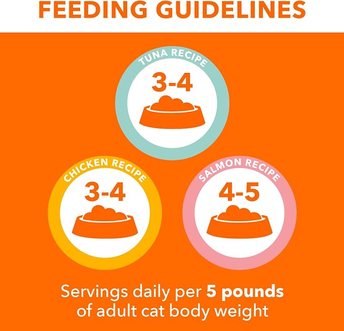 IAMS Perfect Portions Healthy Adult Wet Cat Food, Pate Variety, 24 Count | Grain-free, Chicken & Salmon recipes, Omega 6 & 3 for skin & coat, supports digestion, 2.6 oz. twin-pack trays